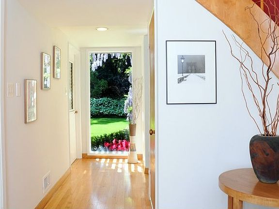 View of yard from entry