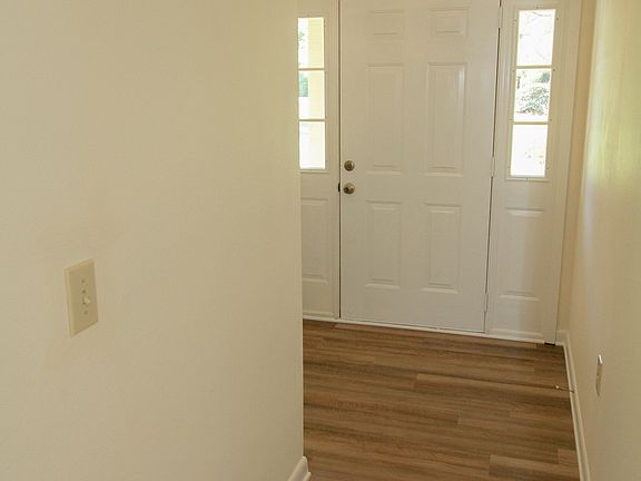 Front Entry has a storm door