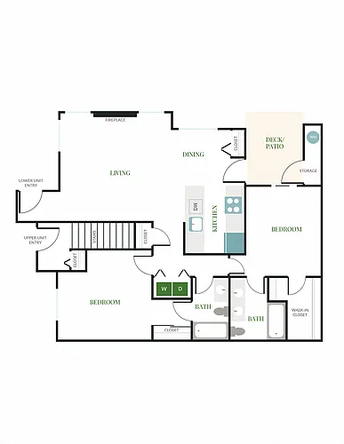Floor plan 2 X 2