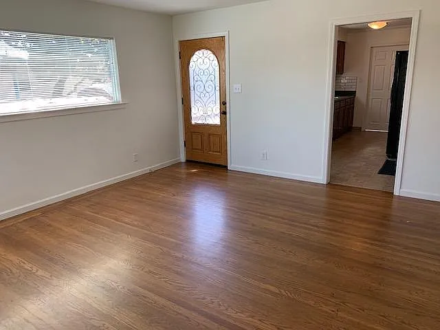 Living room and front door