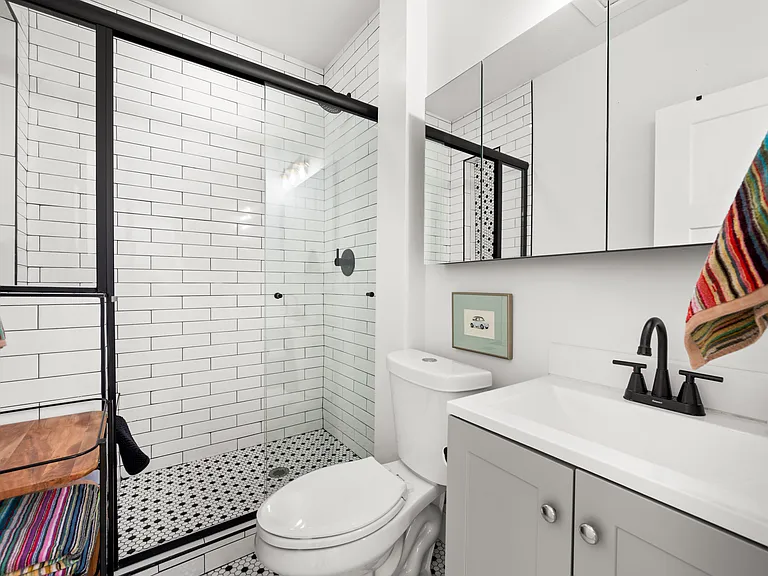 Bathroom with walk in shower