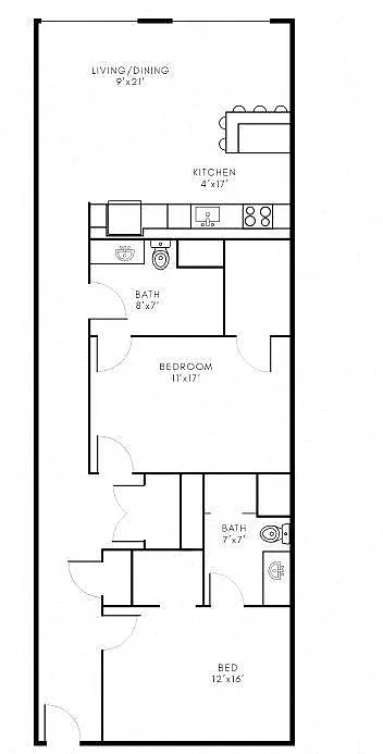 Floor plan 2X2 - B9