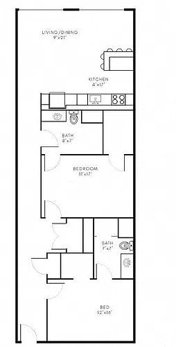 Floor plan 2X2 - B9