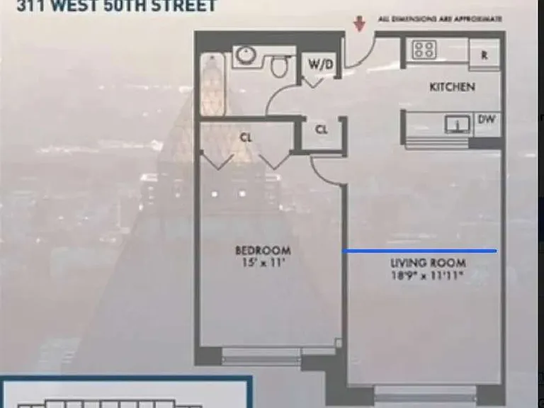 311 W 50th St #5G — Photo 2