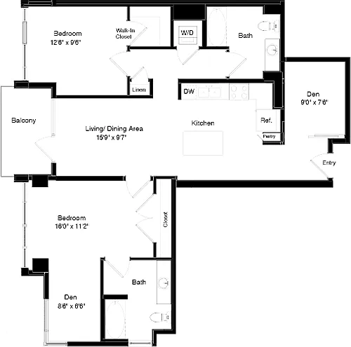 Floor plan Tower B7