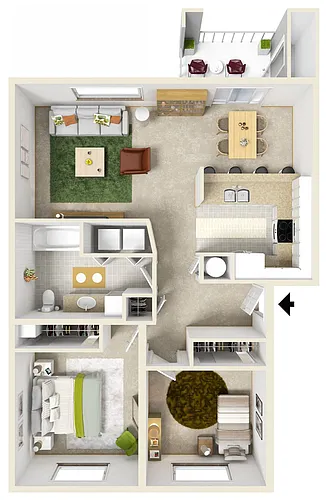 Floor plan The Deschutes