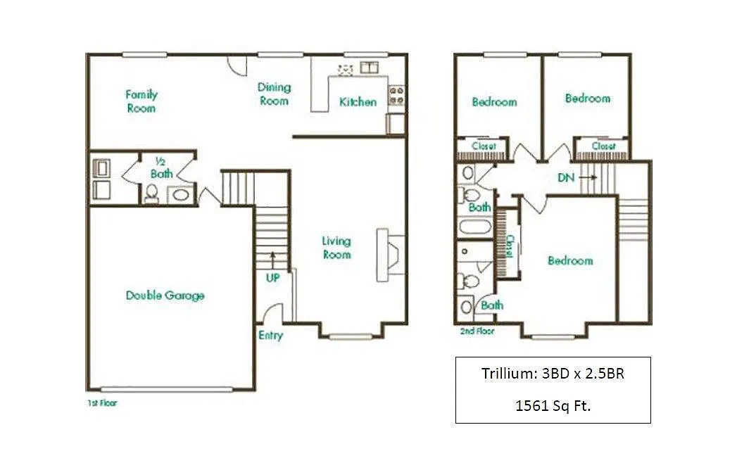 Floor plan Trillium at Sumner and Valley