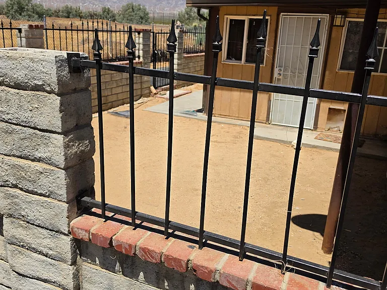 Security door on backyard. Backyard fencing recently redone by the HOA.