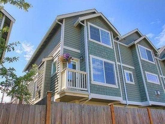 Exterior of townhouse