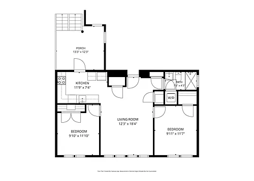 Floor plan 1248-1252 W Addison St - 1250 1A