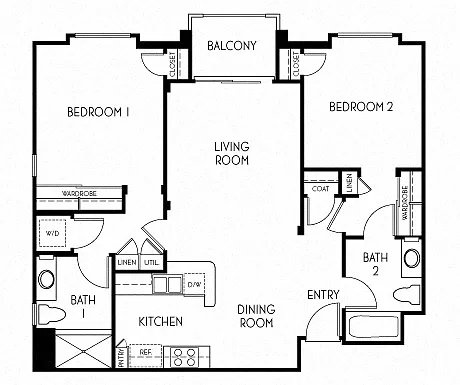 Floor plan 2B