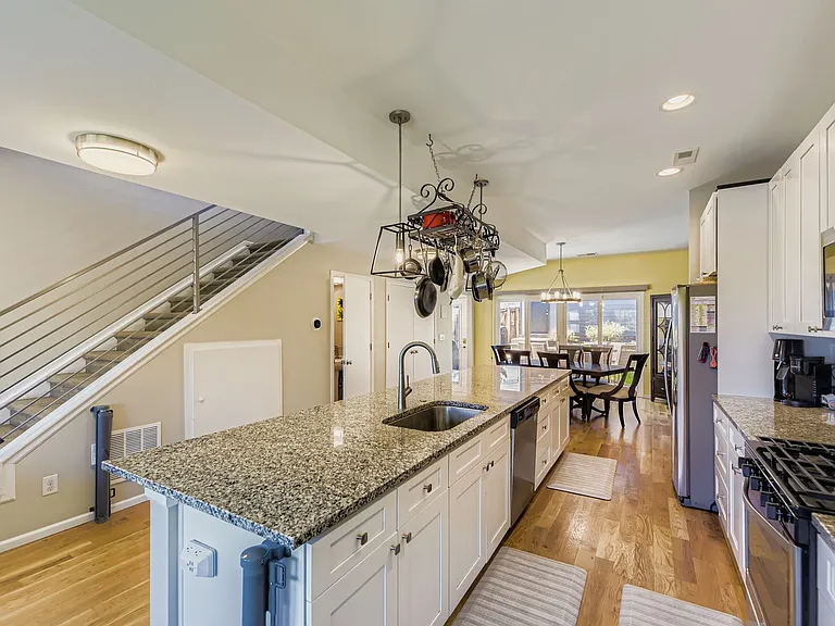 Open kitchen with dishwasher