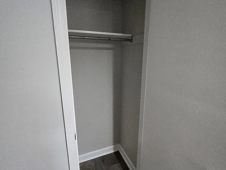Coat closet in living room