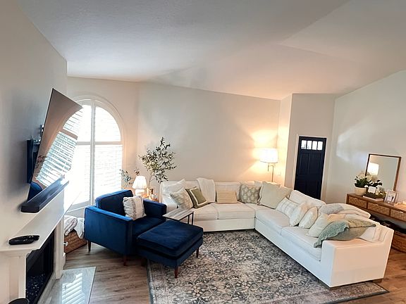 Living Room, fireplace hearth.