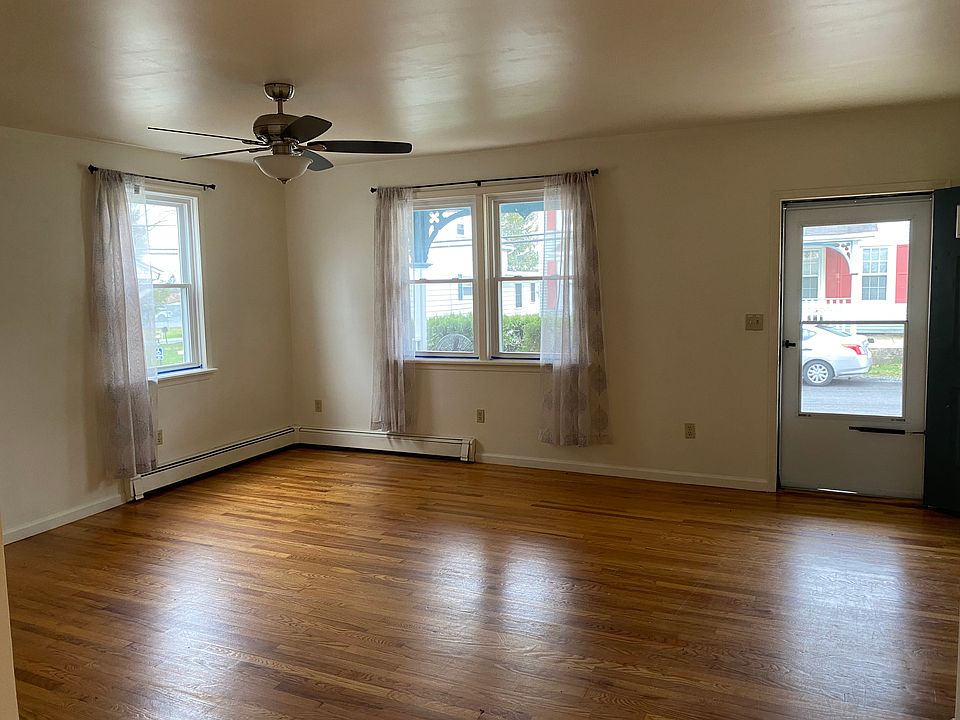 Living room looking at front of house
