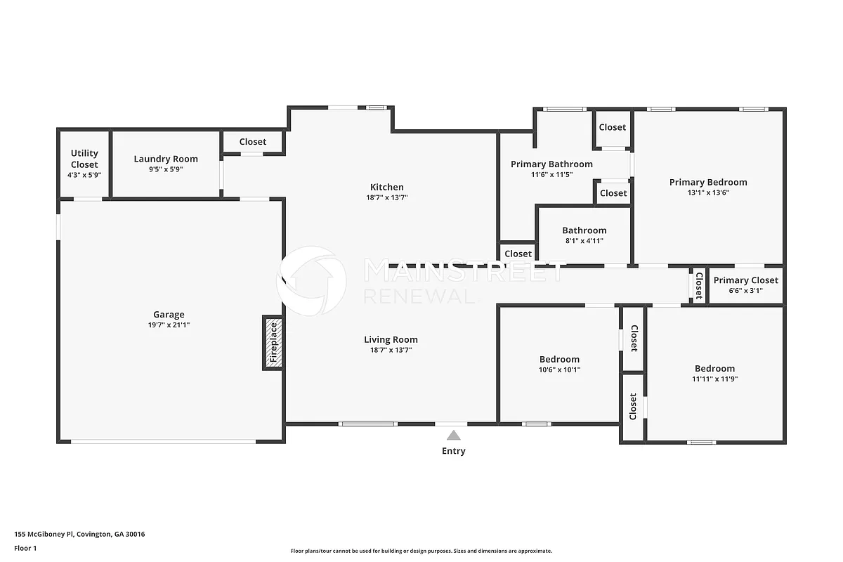 Floor Plan - 155 McGiboney Pl