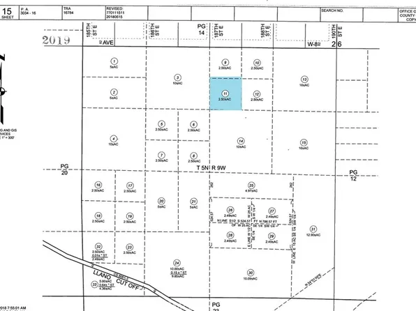 187TH/AVENU E W10 Lot 26, Palmdale, CA 93591