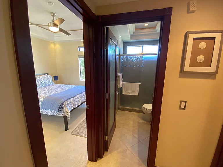 Guest bedroom and bathroom