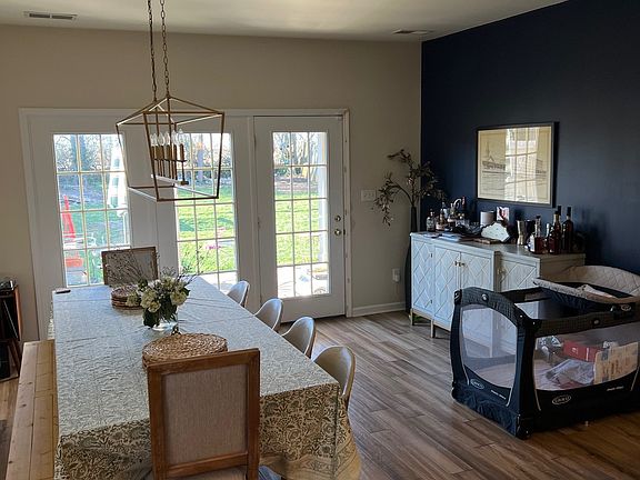 Dining Area with view of backyard.