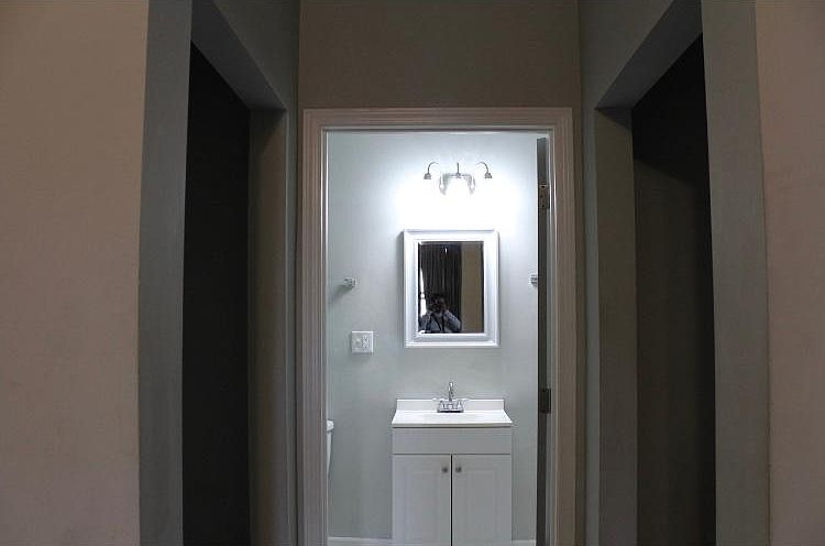 Bathroom and closets in master