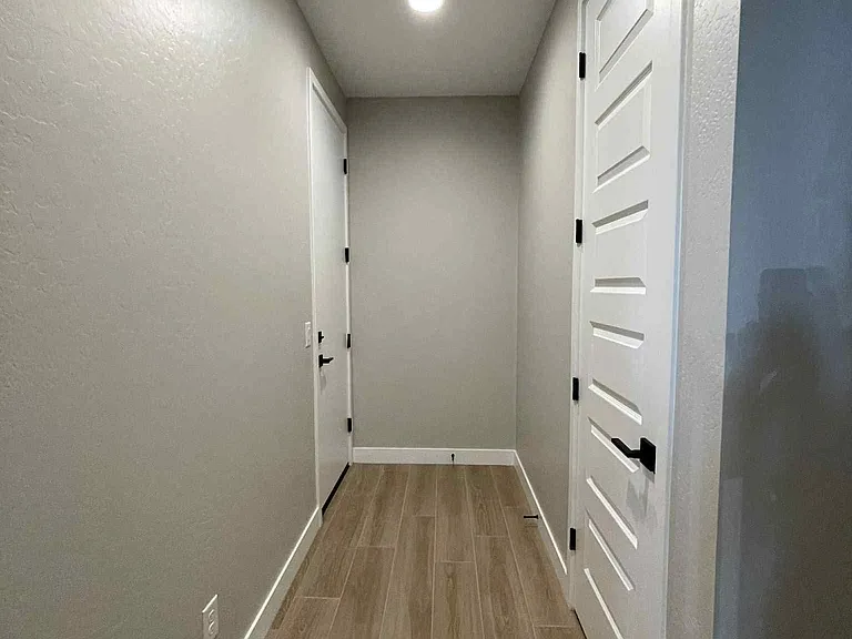 Hallway going to RV Garage
