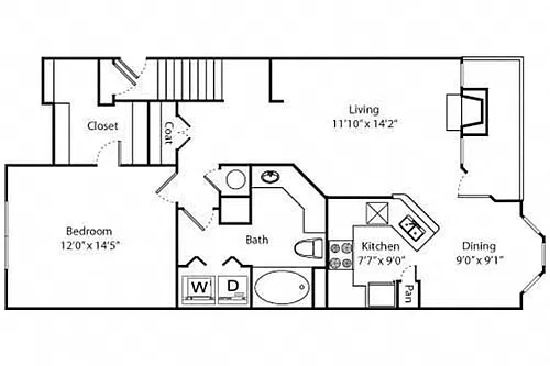 Floor plan Cottonwood A4