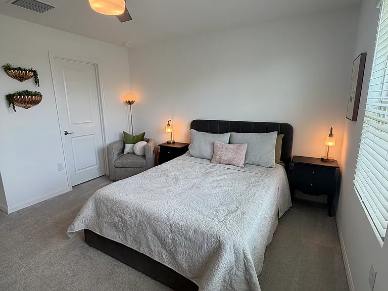 Master Bedroom with spacious walk-in closet.