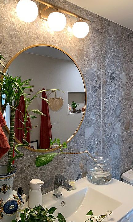 newly renovated bathroom 