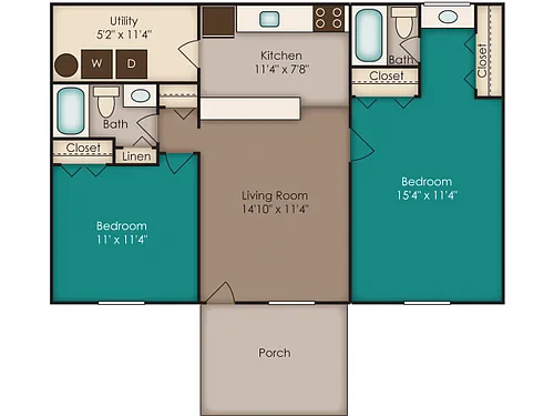 Floor plan The MasterSuite Plus
