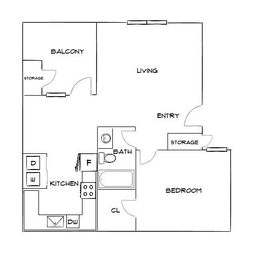 Floor plan Design 1A10