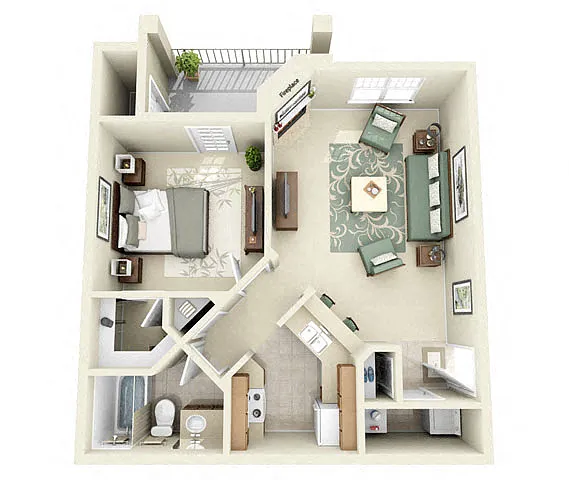 Floor plan Calder