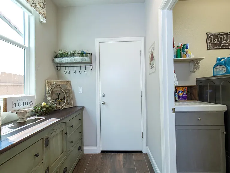 Laundry with additional space for Closets/Office Desk