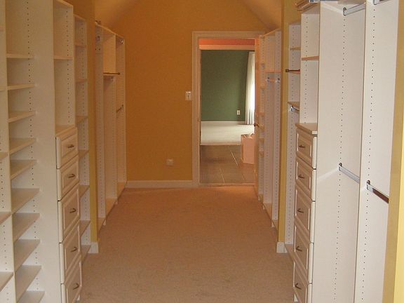 Master walk-in closet