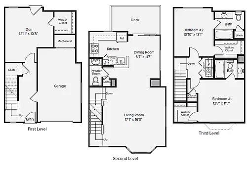 Floor plan B2T-1727