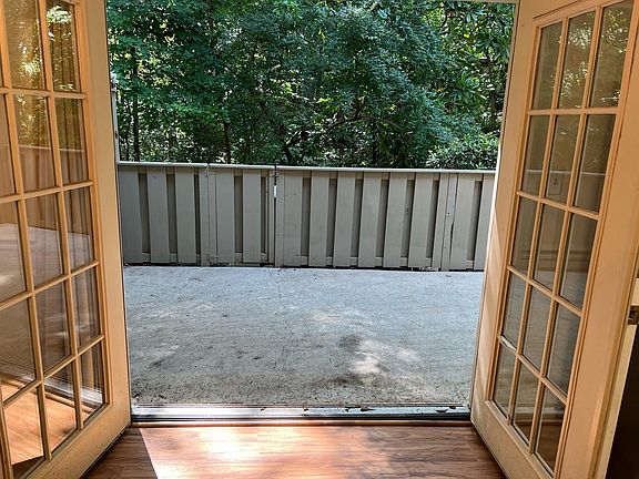 Private Patio off Kitchen