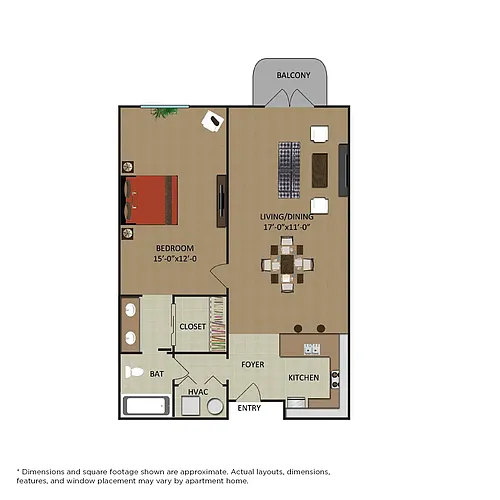 Floor plan Palm Tower 1/1