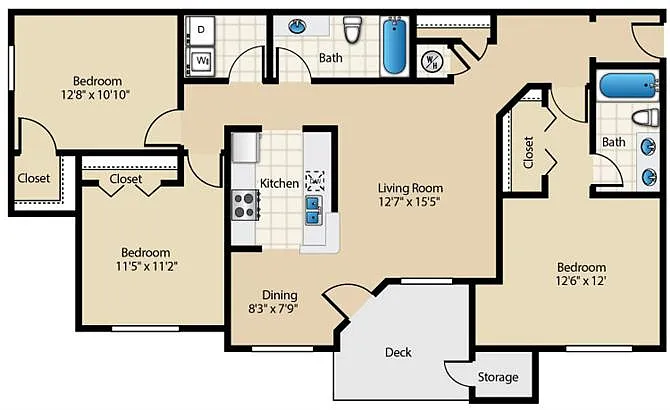 Floor plan Cottonwood