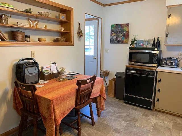Kitchen towards rear door