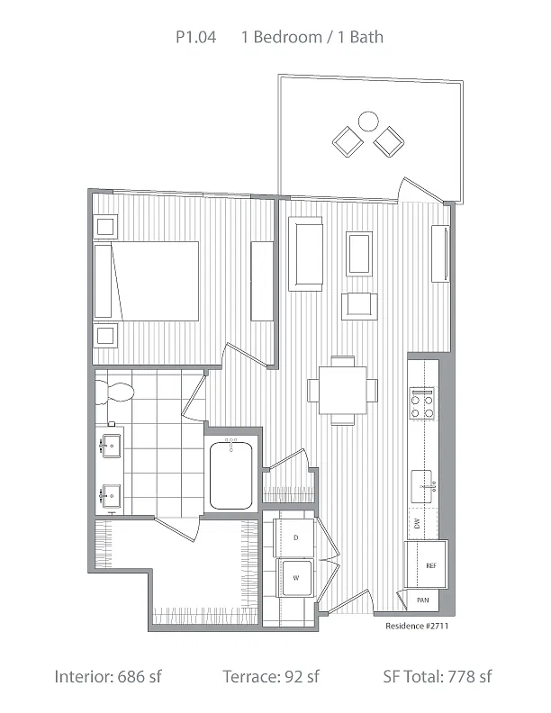 Floor plan PH1A