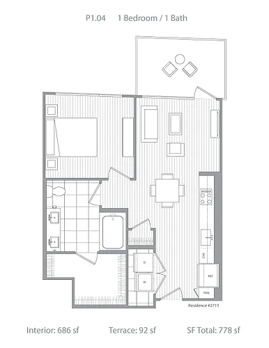 Floor plan PH1A