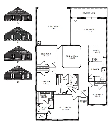 Floor plan 1815