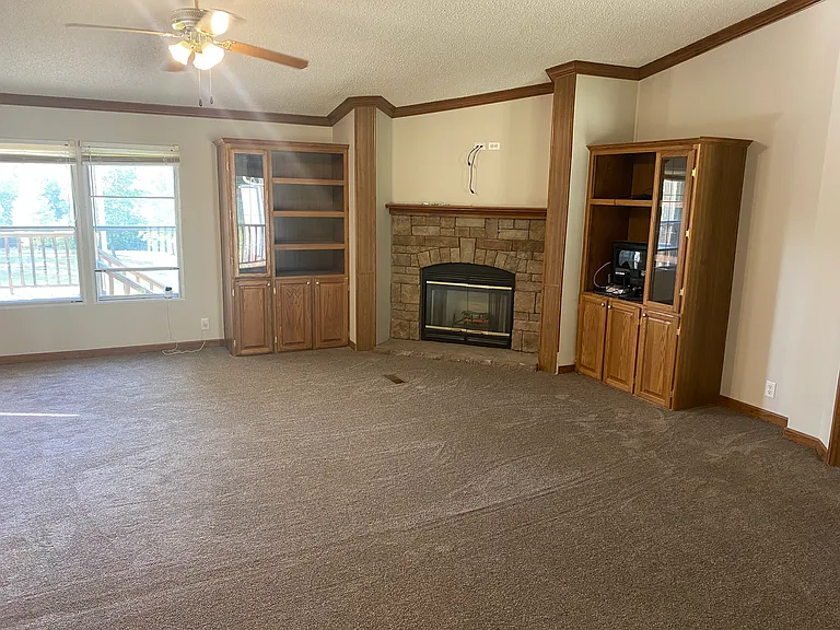 Living Room with Fireplace