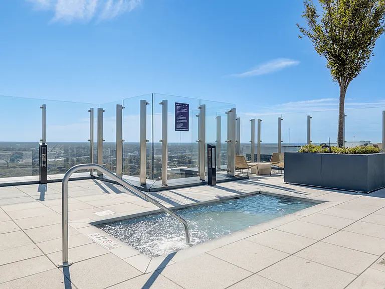 Rooftop Hot Tub at 903 Peachtree