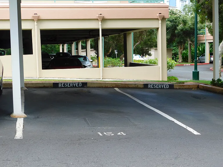 Covered parking stall #154