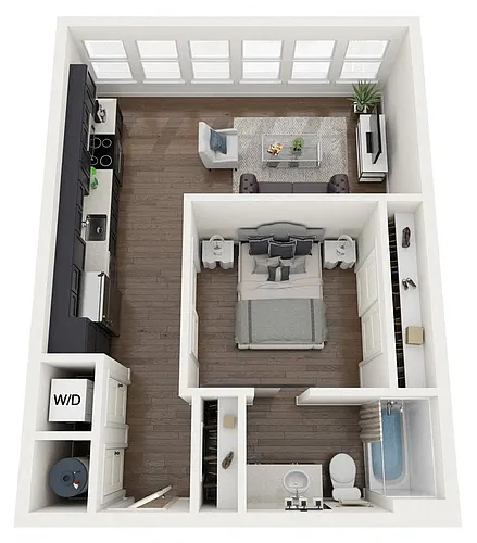 Floor plan A-B