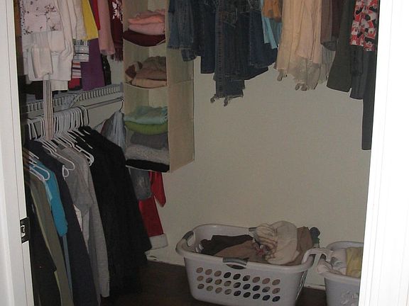 Master walk-in closet