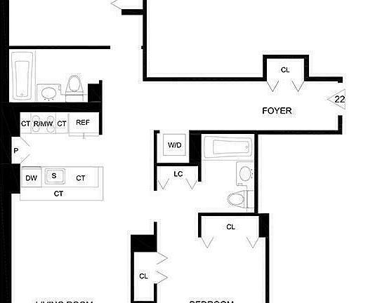 2nd image of 320 W 38th St APT 1022