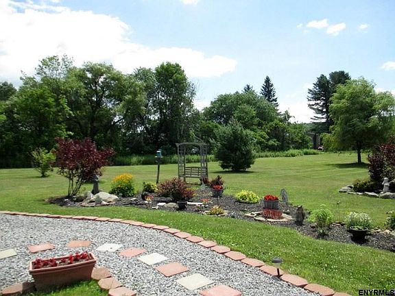 Gravel and paver walkway, beautiful views.