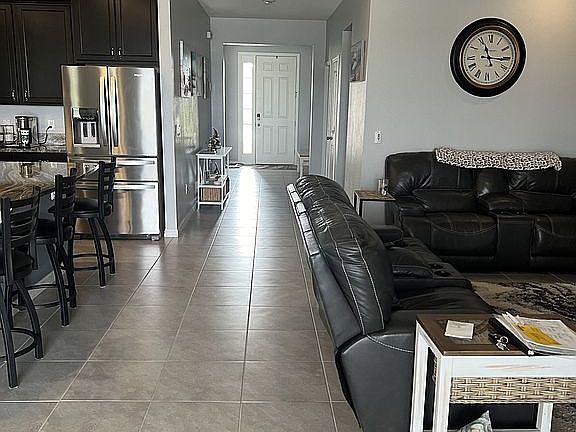 Hallway from back to front