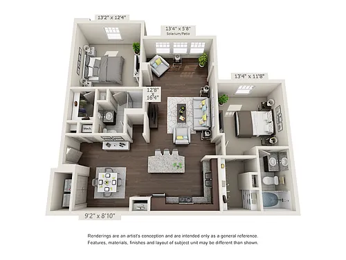 Floor plan Sevilla Solarium